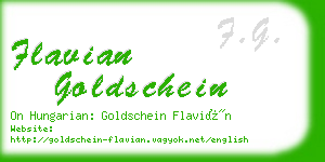 flavian goldschein business card